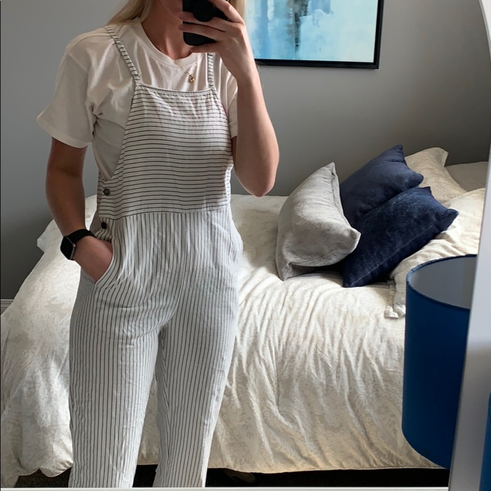 NWT Striped jumpsuit